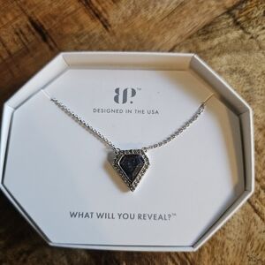 Bomb Party Black Ice Crystal Necklace